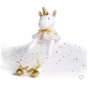 FAO Schwarz Toy Plush Designer Unicorn 11.5" Valentine's Day